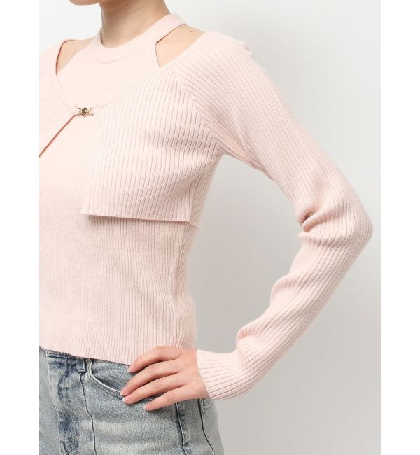 RESEXXY「レイヤードニットトップス」|ニット・セーター|