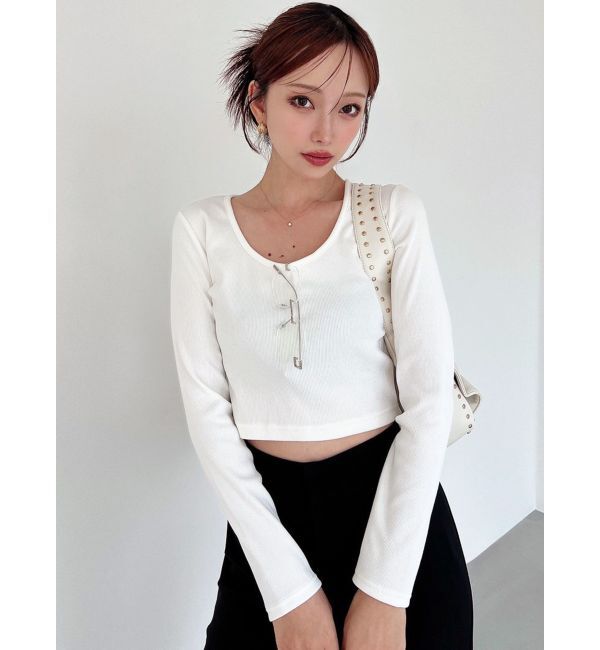 RESEXXY「UネックロングTシャツ」|Tシャツ・カットソー|