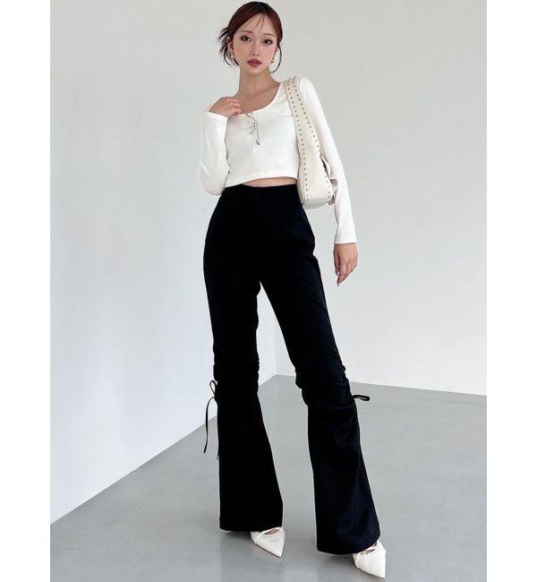 RESEXXY「UネックロングTシャツ」|Tシャツ・カットソー|