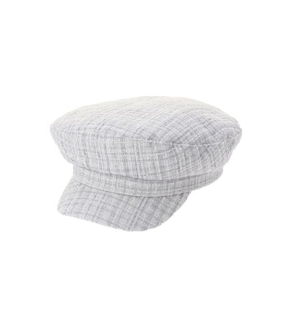 dazzlin「ラメツイードキャスケット」|キャップ・キャスケット|