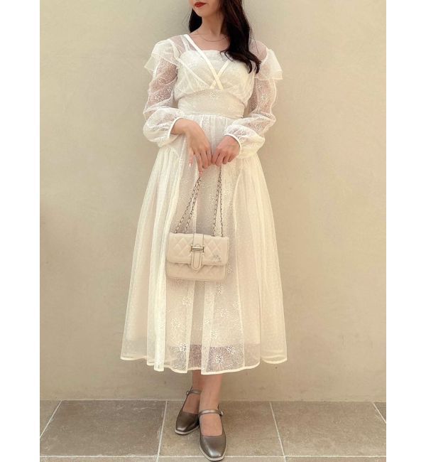 dazzlin「MIXレースドレス」|ドレス|