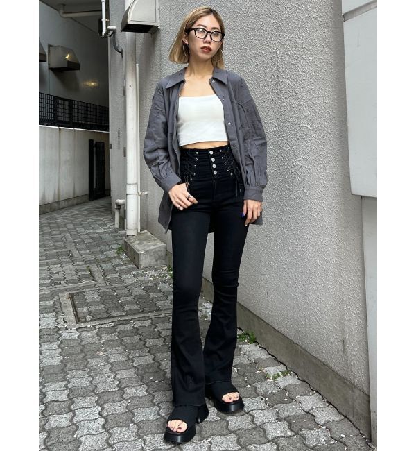 EMODA「2WAYベルトシャツワンピース」|ワンピース|