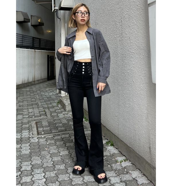 EMODA「2WAYベルトシャツワンピース」|ワンピース|