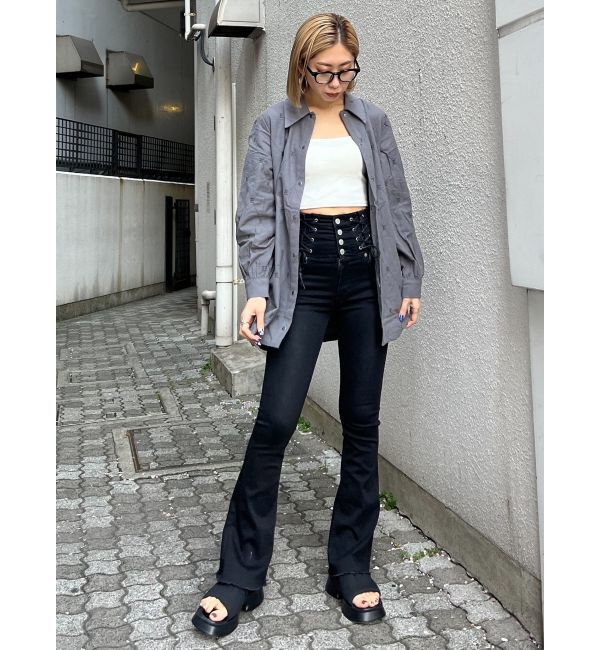 EMODA「2WAYベルトシャツワンピース」|ワンピース|