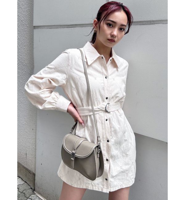 EMODA「2WAYベルトシャツワンピース」|ワンピース|