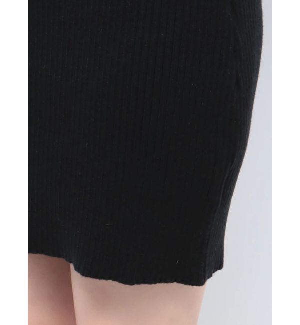 EMODA「ショルダーチェーンレイヤーニットワンピース」|ワンピース|