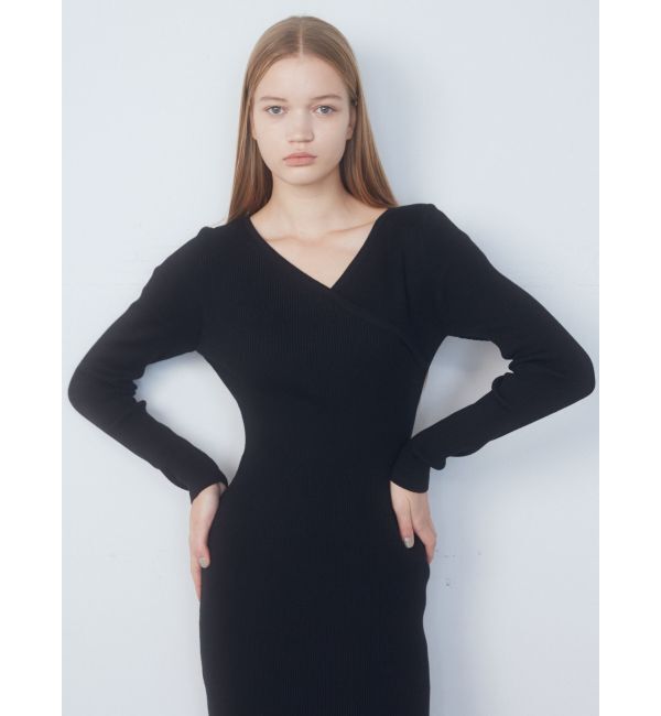 EMODA「カシュクールリブスリットワンピース」|ワンピース|