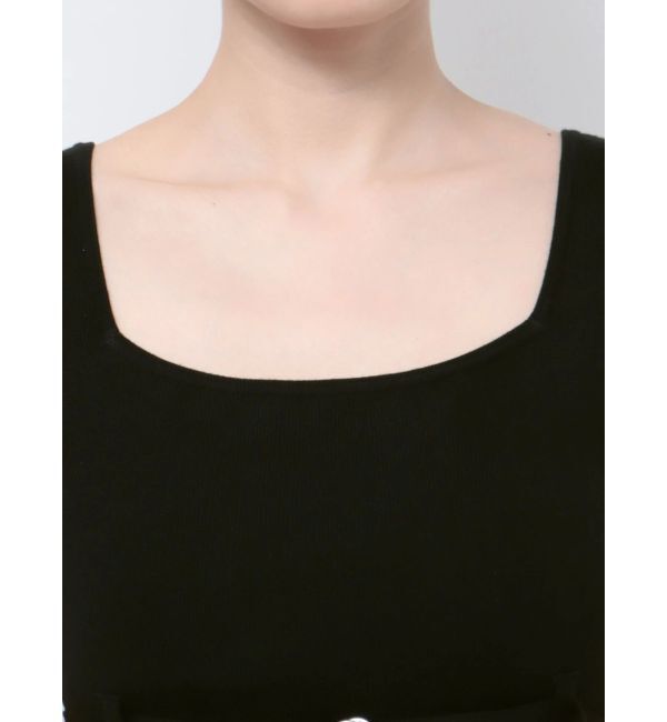 EMODA「ベルトマークリブスリットワンピース」|ワンピース|