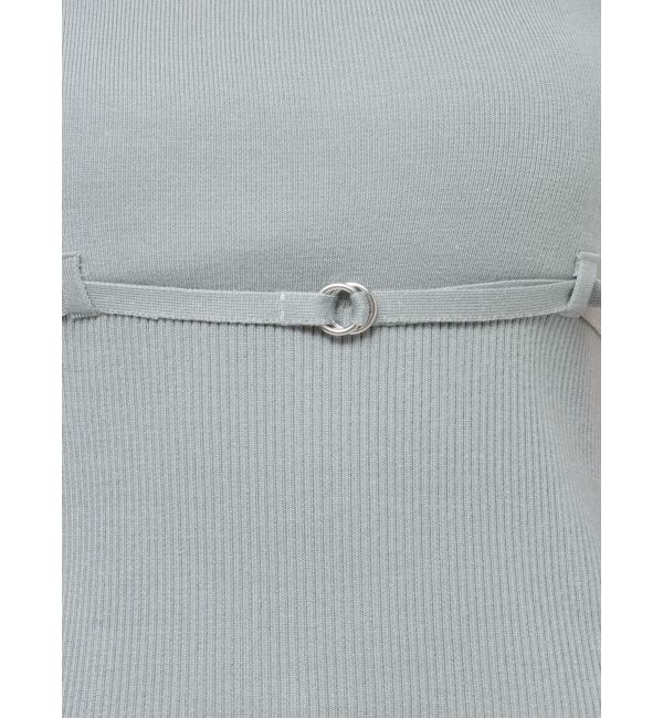 EMODA「ベルトマークリブスリットワンピース」|ワンピース|