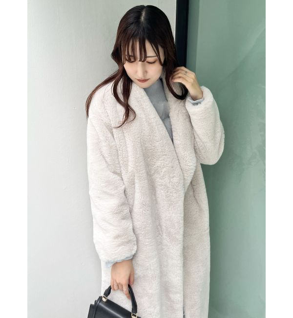 MERCURYDUO「フェイクファーロングコート」|その他|