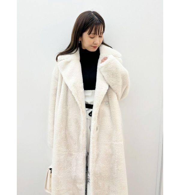 MERCURYDUO「フェイクファーロングコート」|その他|
