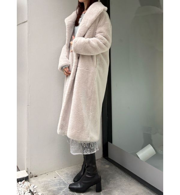 MERCURYDUO「フェイクファーロングコート」|その他|