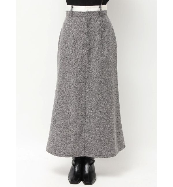 MERCURYDUO「ウエストレイヤードナロースカート」|スカート|