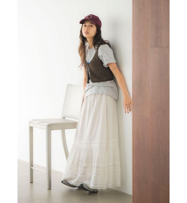 Ungrid「エンブロイダリーデザインキャップ」|キャップ・キャスケット|