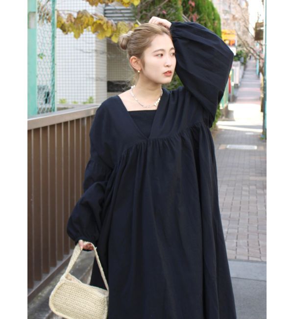 Ungrid「スリーブボリュームワンピース」|ワンピース|