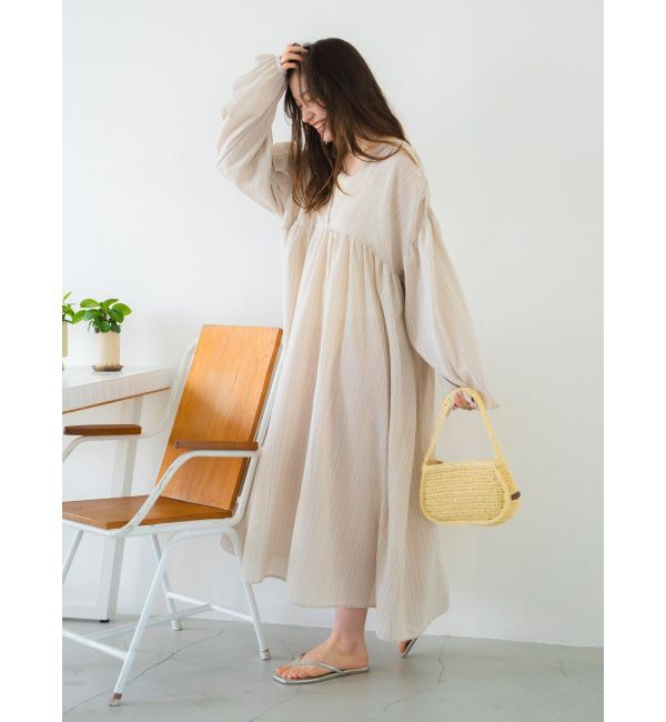 Ungrid「スリーブボリュームワンピース」|ワンピース|