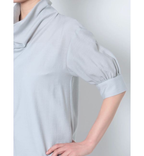 LAGUNAMOON「ドレープカラーブラウス」|シャツ・ブラウス|