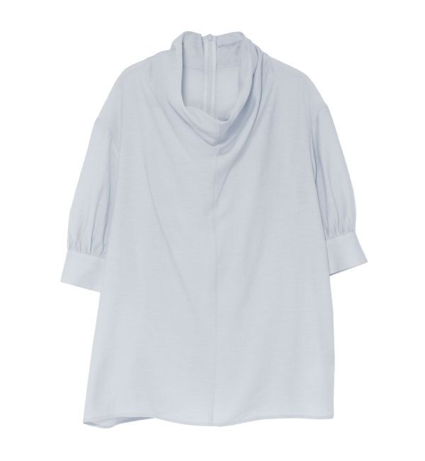 LAGUNAMOON「ドレープカラーブラウス」|シャツ・ブラウス|アイスブルー