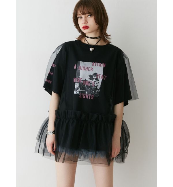 jouetie「ロックグラフィックBIGTシャツ」|Tシャツ・カットソー|