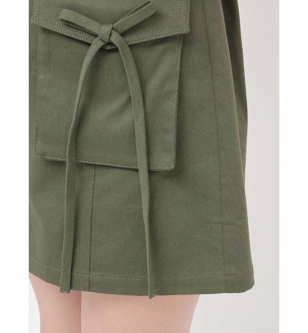 jouetie「ミリタリーZIPミニワンピース」|ワンピース|