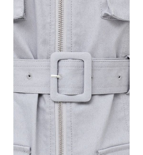 jouetie「ミリタリーZIPミニワンピース」|ワンピース|