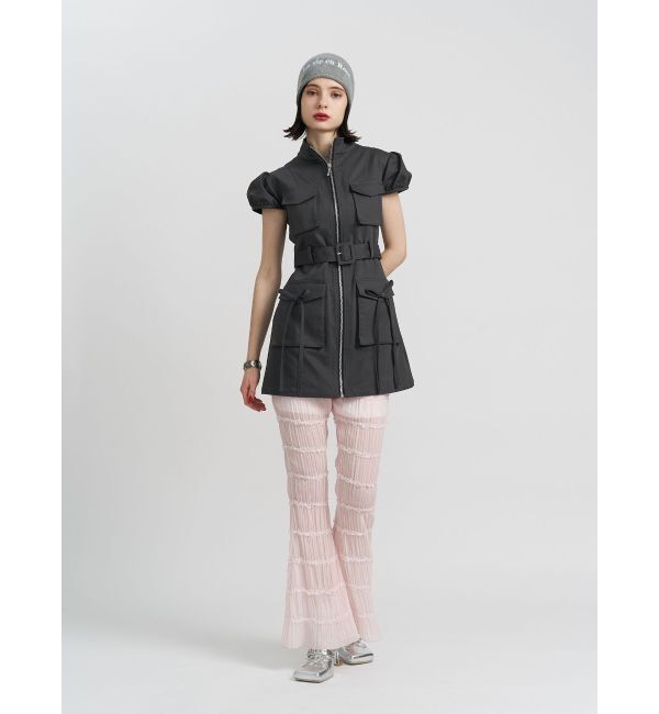 jouetie「ミリタリーZIPミニワンピース」|ワンピース|