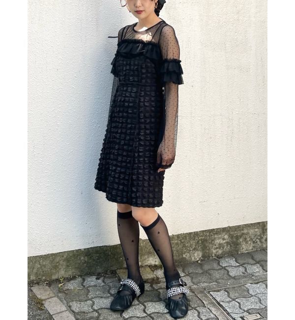 merry jenny「ぽこぽこミニキャミワンピース」|ワンピース|