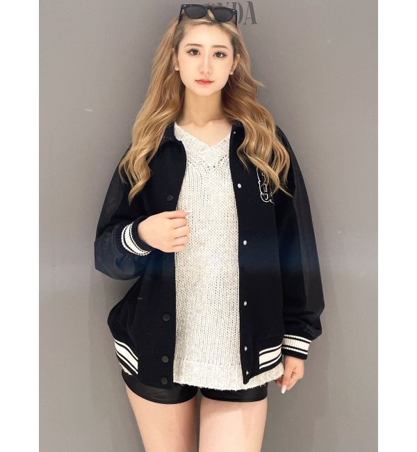 GYDA「DAMSEL BIG スタジャン」|ブルゾン・スタジャン|