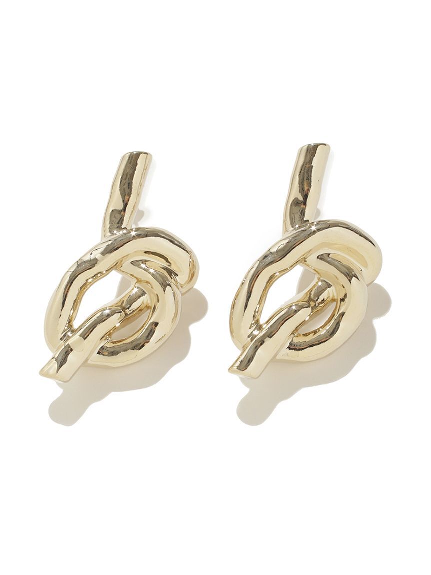 emmi atelier「ツイストピアス」|ピアス|GLD