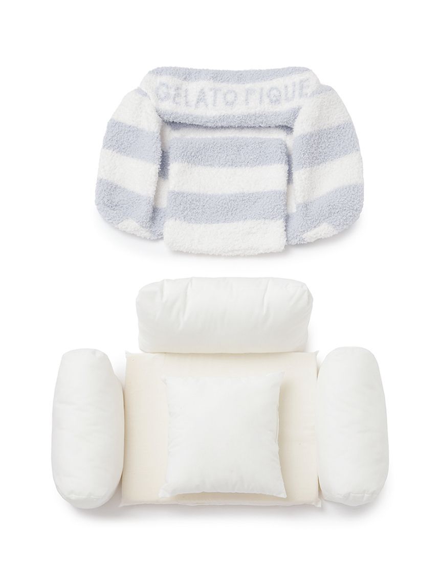  GELATO PIQUE CAT&DOG「【CAT&DOG】ジェラートソファ型ベッドL」|その他|