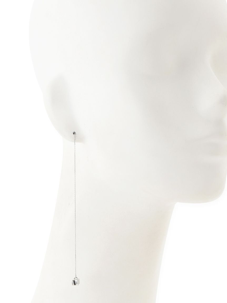 FRAY I.D「スクエアモチーフチェーンピアス」|ピアス|