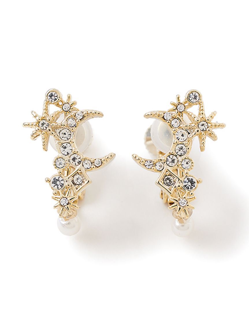 CELFORD「ムーン＆スターパール付きイヤリング」|イヤリング|