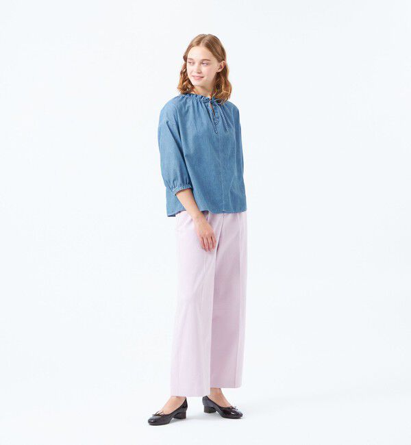 MACKINTOSH PHILOSOPHY「ライトデニムフリルカラーシャツ」|シャツ・ブラウス|