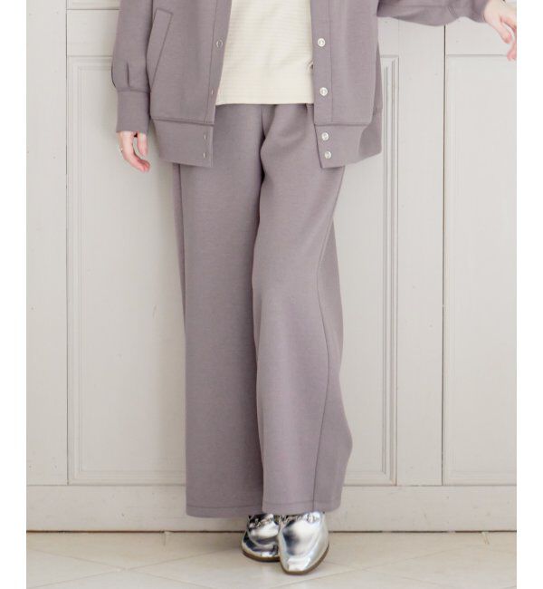 ikka「【洗濯機で洗える】GOKU楽ダンボールワイドパンツ」|その他|