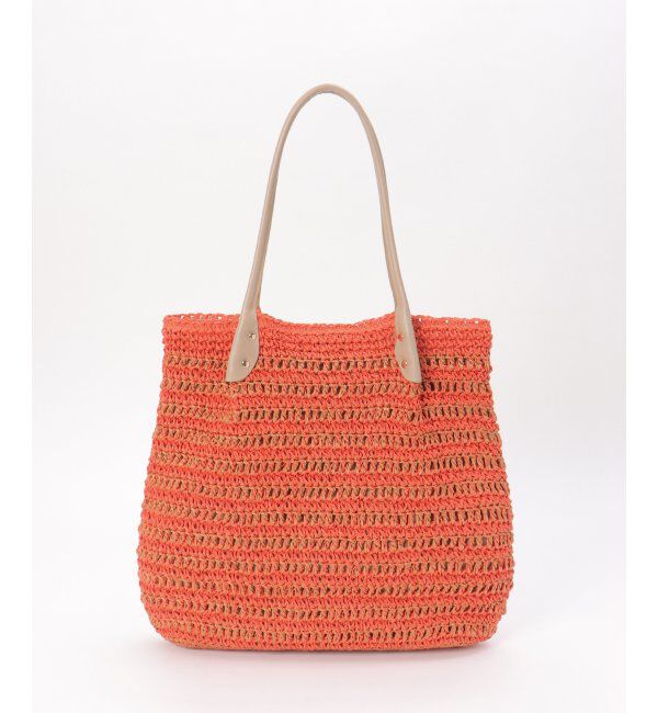 ikka「雑材縦長トートバッグ」|その他|