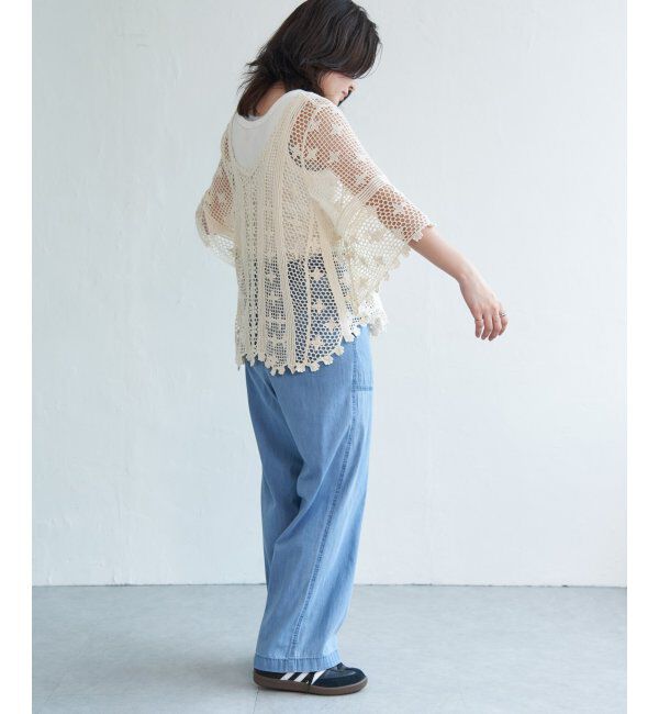 VENCE share style「かぎ編みトップス」|ニット・セーター|