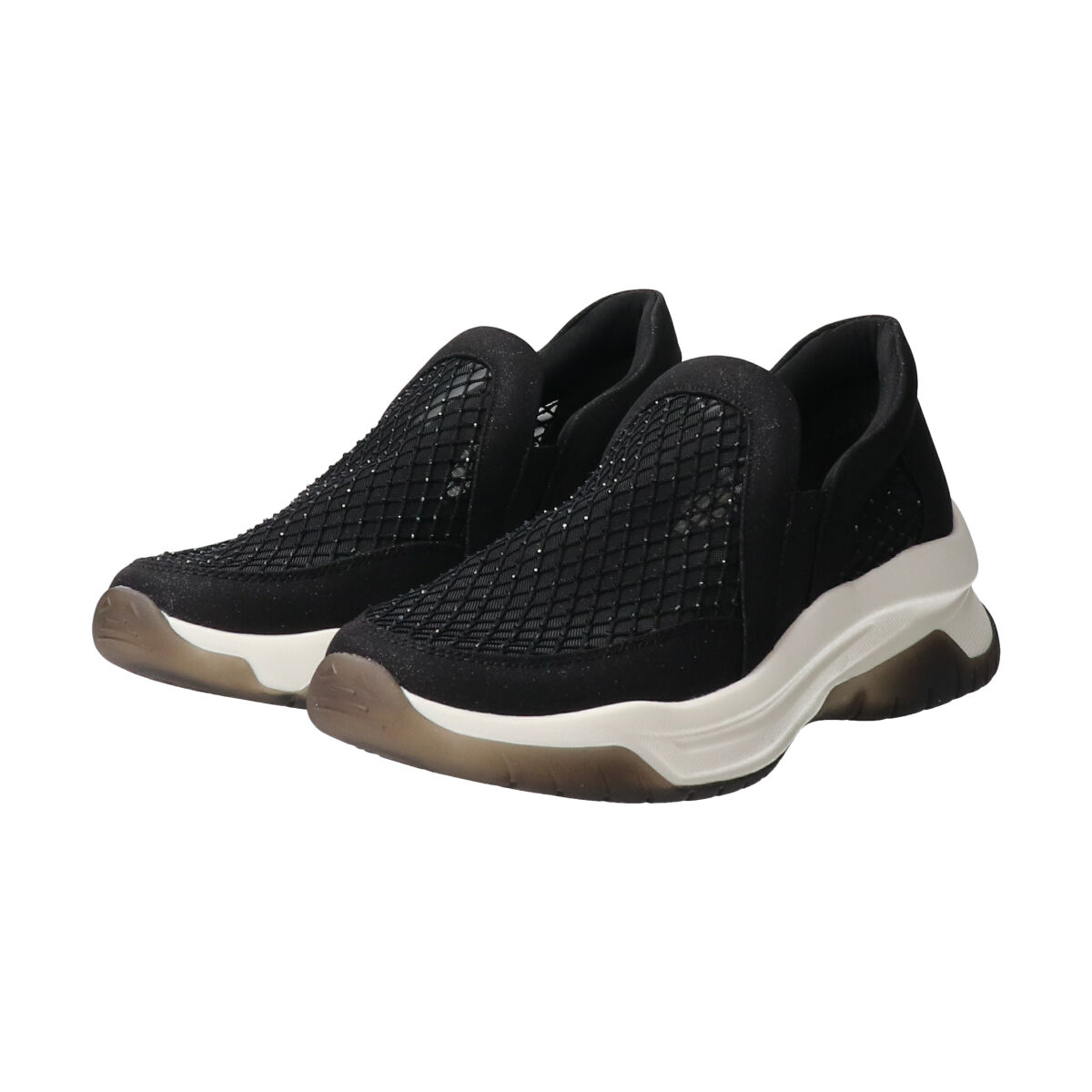 Bridget Birkin「【Bridget Birkin】ラインストーンメッシュスニーカー」|スニーカー|