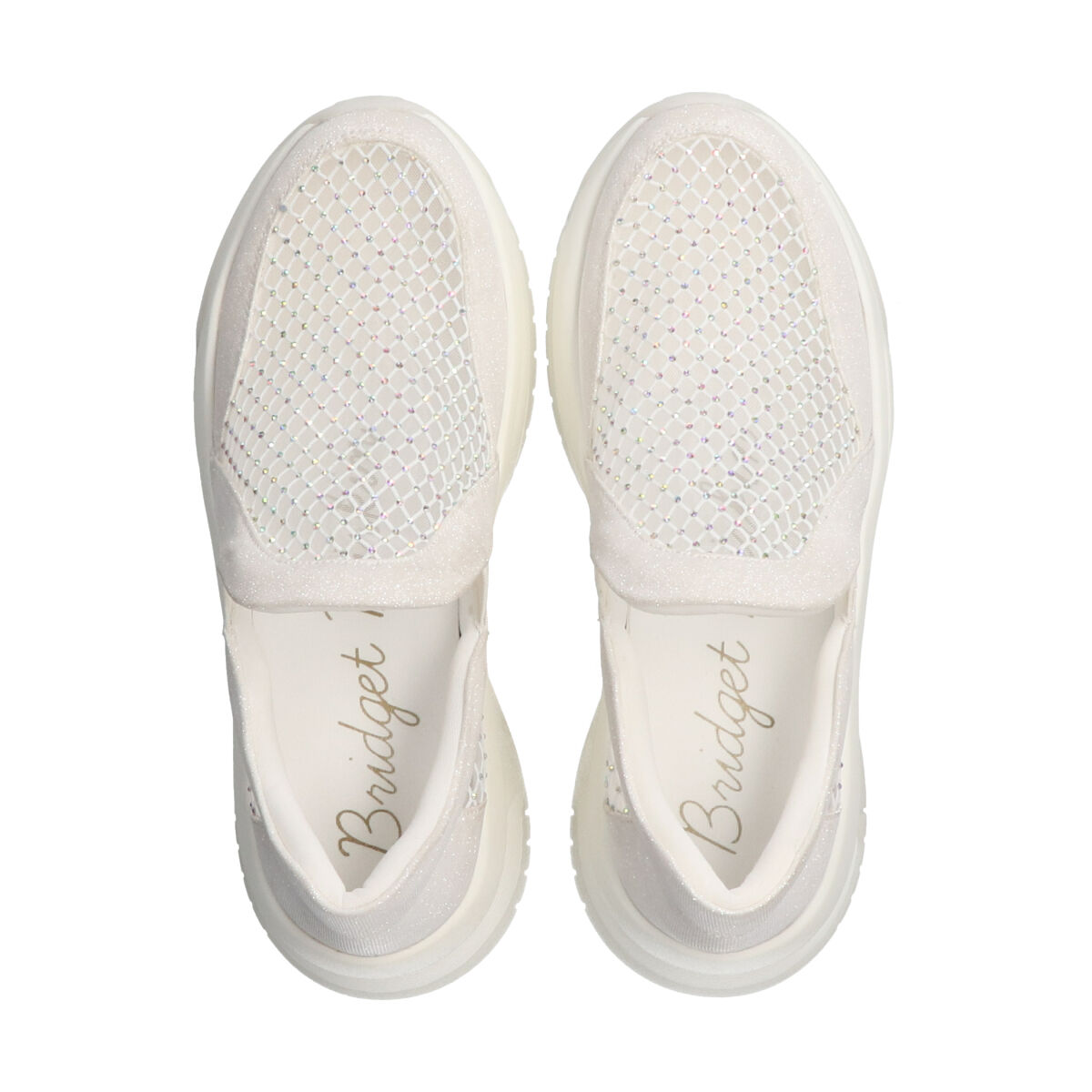 Bridget Birkin「【Bridget Birkin】ラインストーンメッシュスニーカー」|スニーカー|