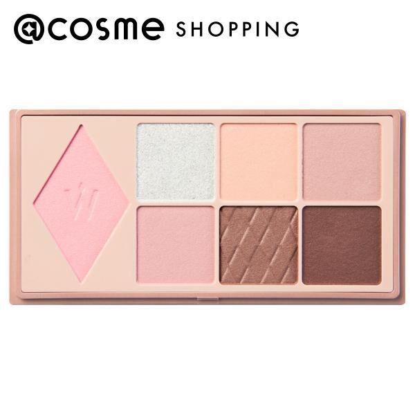  「Wonjungyo W デイリームードアップパレット 01 ソフトモーヴピンク (8g)」|アイシャドウ|その他