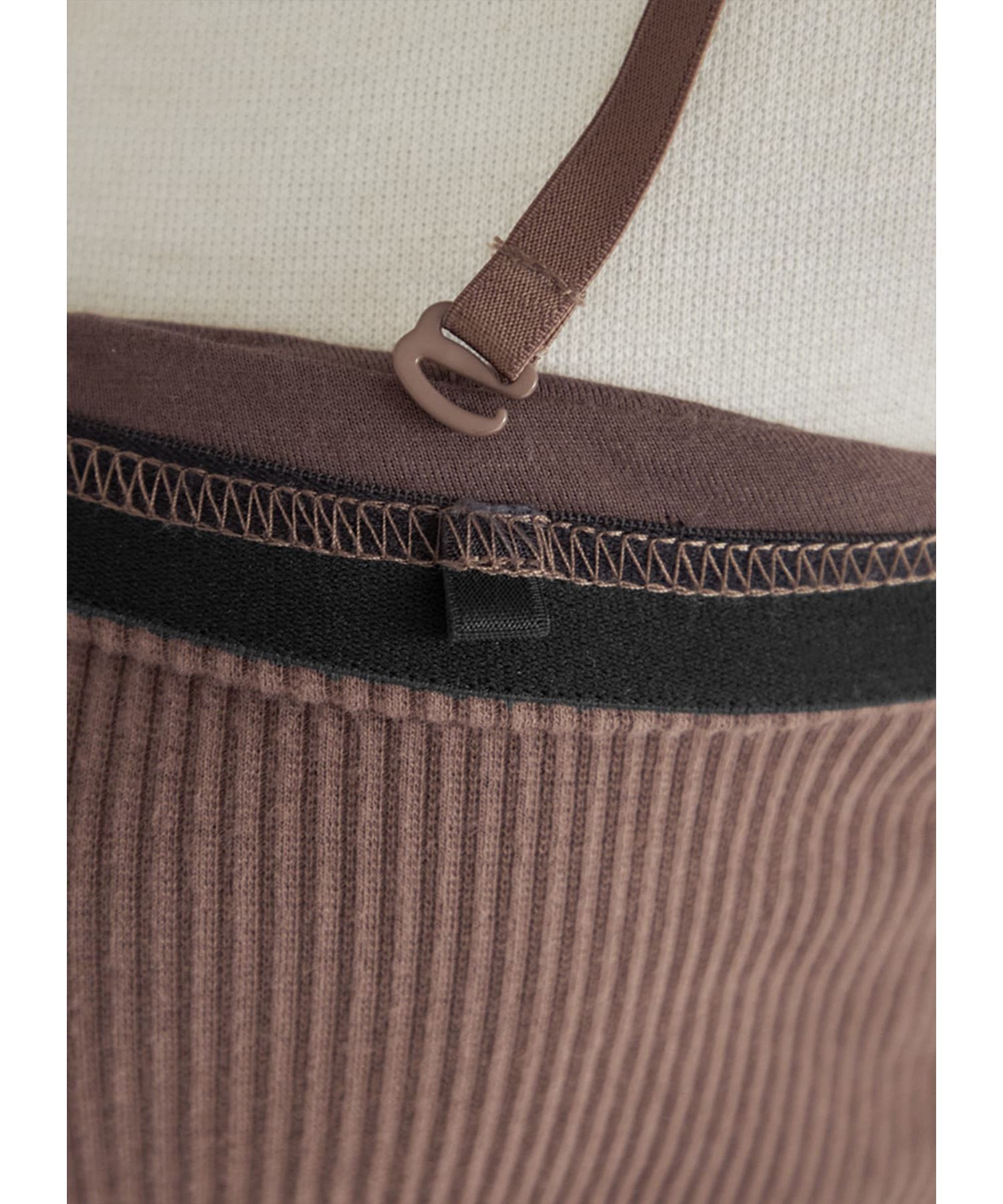 STYLE DELI「ホールドリブベアトップ」|インナー|