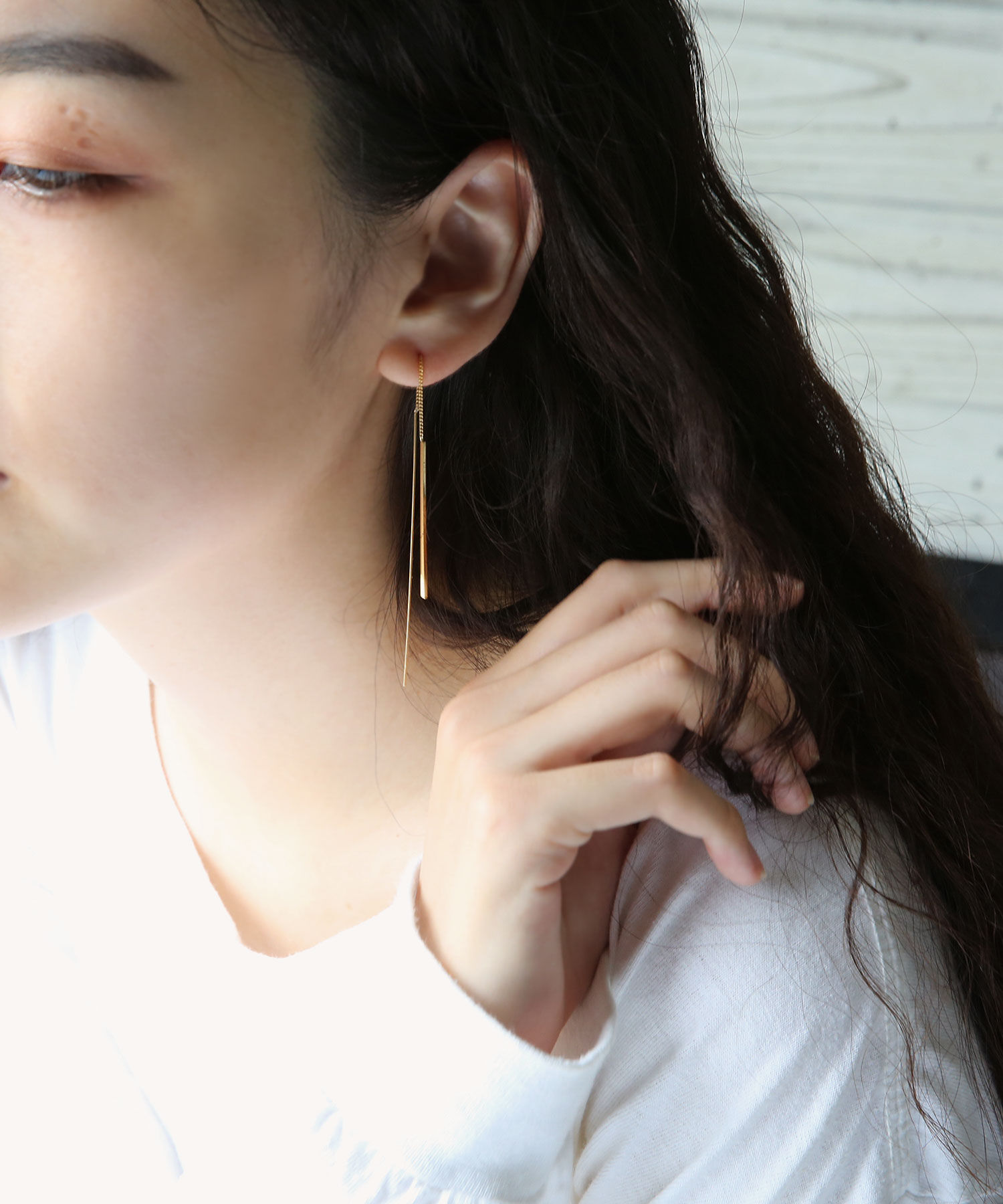 colleca la「ロングバー アメリカンピアス」|ピアス|