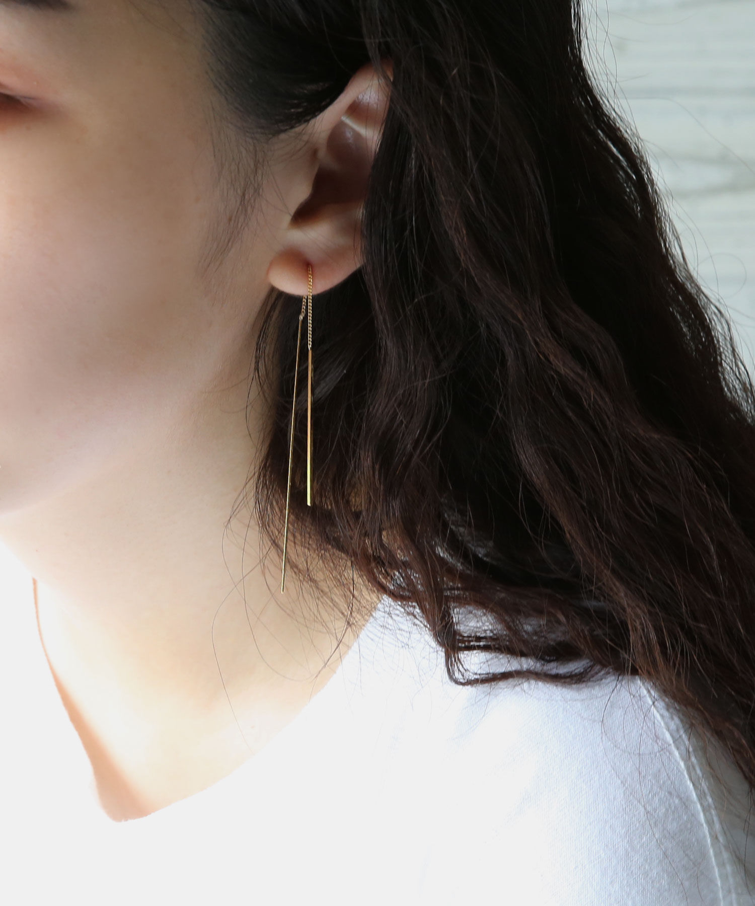 colleca la「ロングバー アメリカンピアス」|ピアス|