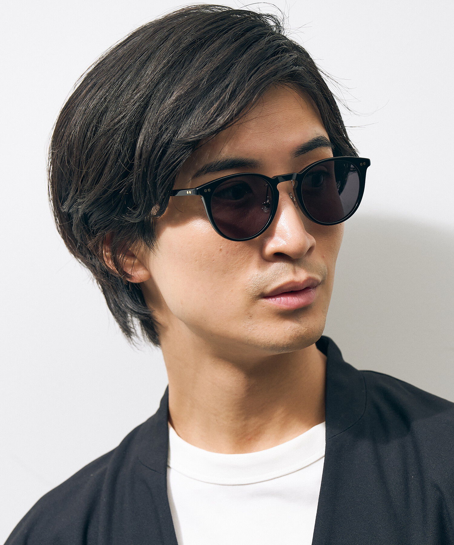  「ボストン型 サングラス | カラーレンズ 鼻パッド 紫外線防止 UVカット ユニセックス」|サングラス|