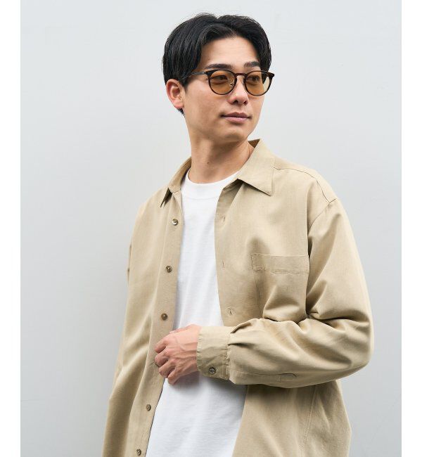  「ボストン型 サングラス | カラーレンズ 鼻パッド 紫外線防止 UVカット ユニセックス」|サングラス|