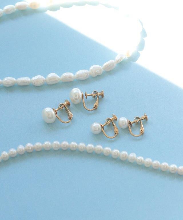  「beau temps K14GF 淡水パール バロックショート ネックレス」|ネックレス|