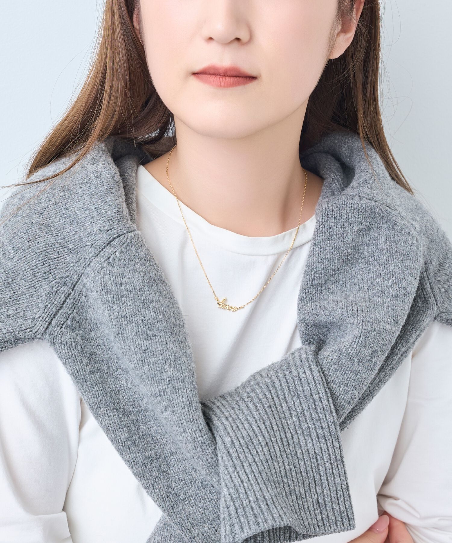 Phoebe「ラッキーレターネックレス(ラブ)」|ネックレス|