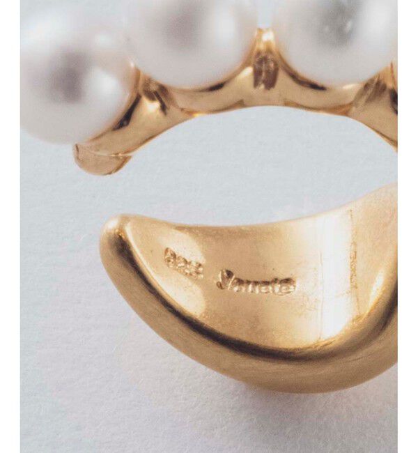 Jouete「ダブルフェイス イヤリング パール」|イヤリング|