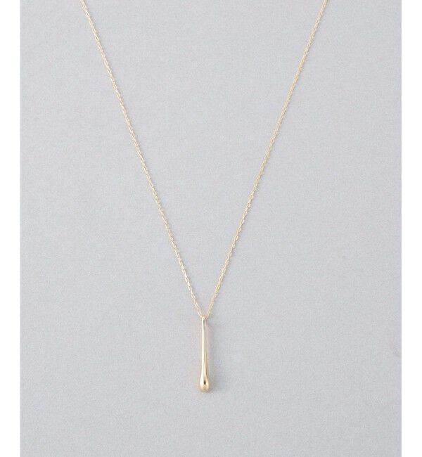 Jouete「[レイヤー] K10YG ネックレス ドロップ」|ネックレス|イエローゴールド