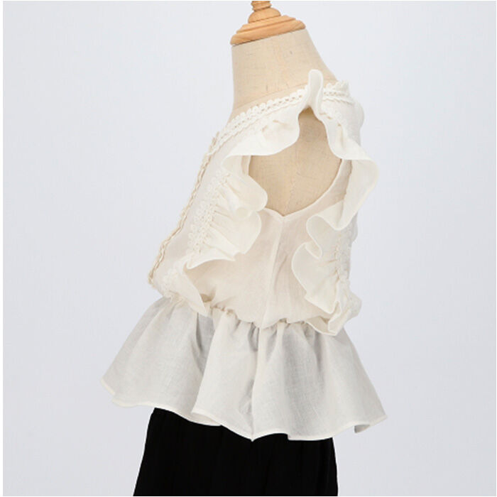 BACKYARD FAMILY「Rora ブラウス 襟なし 通販 ローラ レナ カットソー キッズ 子供 女の子 女子 こども」|その他|