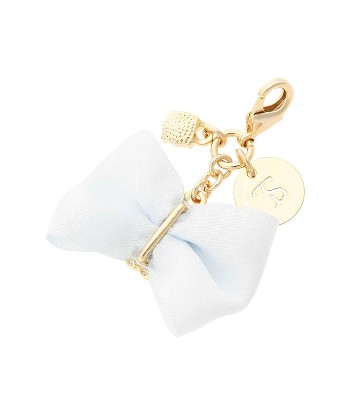 Samantha Vega「サークルビジューリボンファスナーチャーム」|チャーム・キーホルダー|